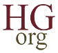 "HG.org" in dark red font over a smaller "org" in olive green.